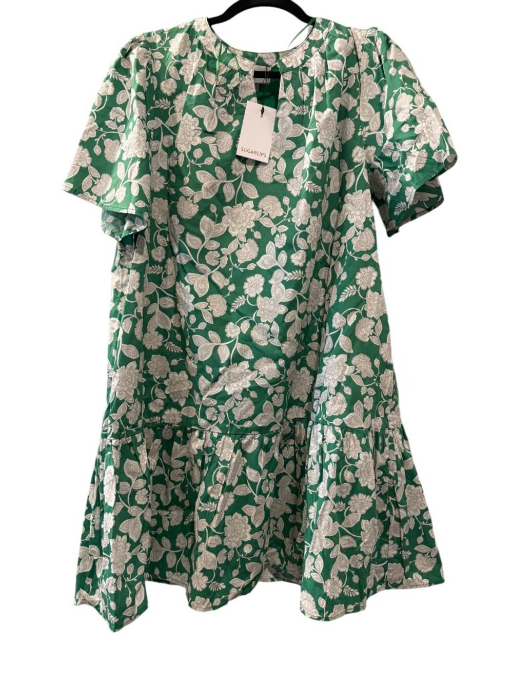 Midi Green Flower Dress